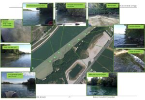 Canal Jonage - habitats du secteur
